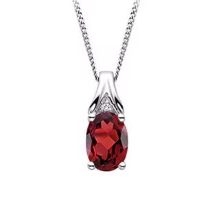 Birthstone Garnet Pendant